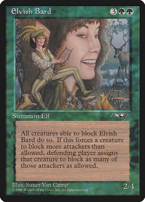 Elvish Bard Card Front