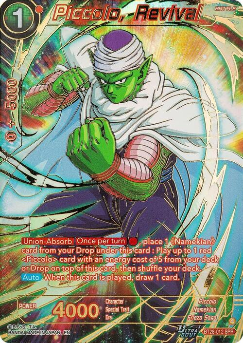 Piccolo, Revival Card Front