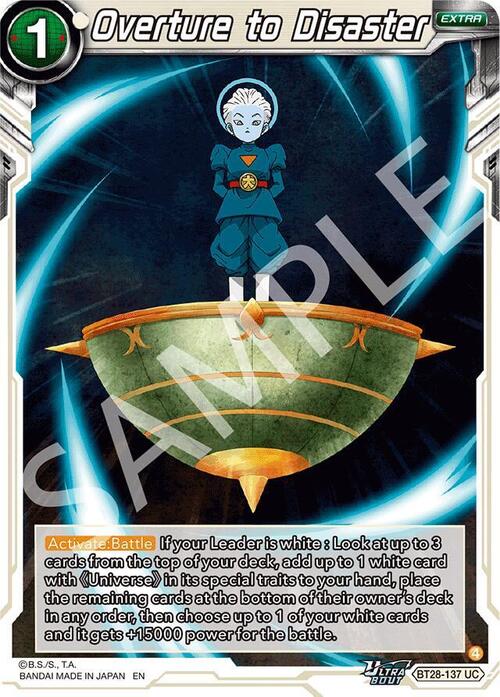 Overture to Disaster Card Front