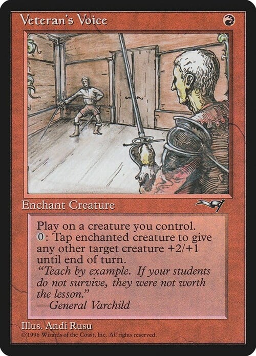 Veteran's Voice Card Front