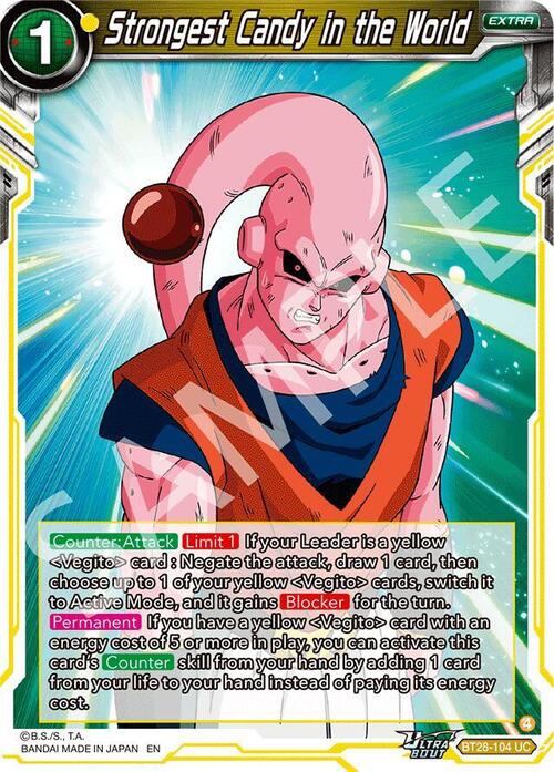 Strongest Candy in the World Card Front