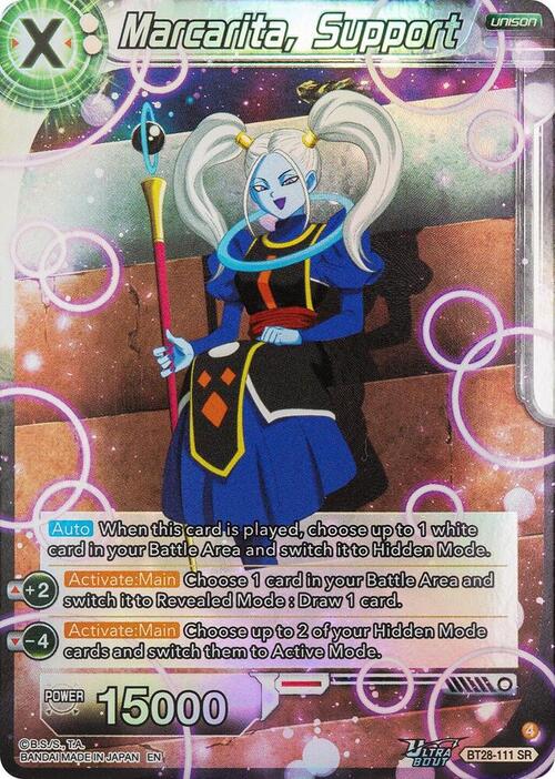 Marcarita, Support Card Front