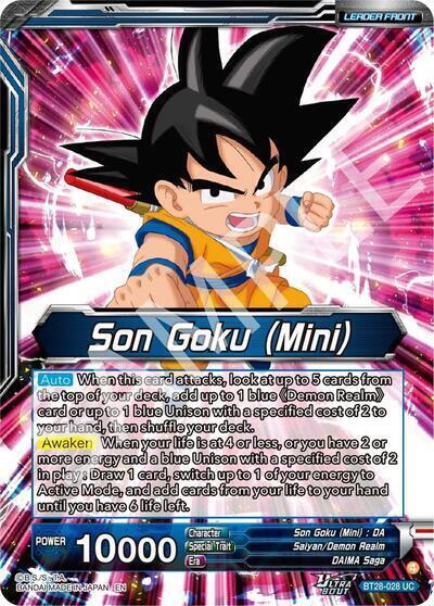 Son Goku // SS Son Goku , New Adventure Card Front