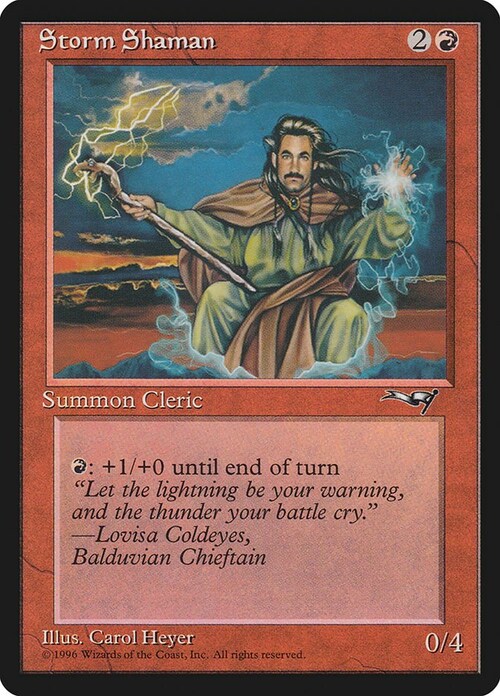 Storm Shaman Card Front
