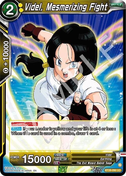 Videl, Mesmerizing Fight Card Front
