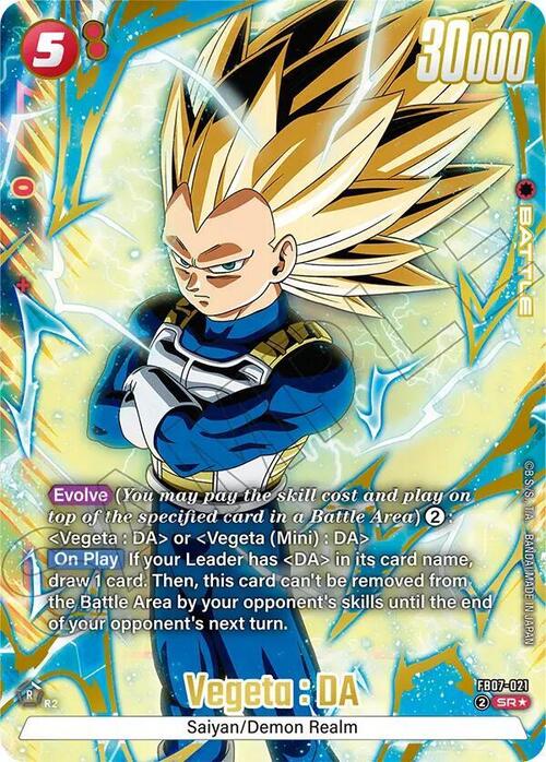 Vegeta : DA Card Front