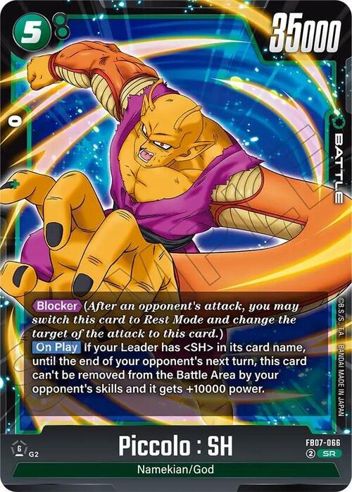 Piccolo : SH Card Front