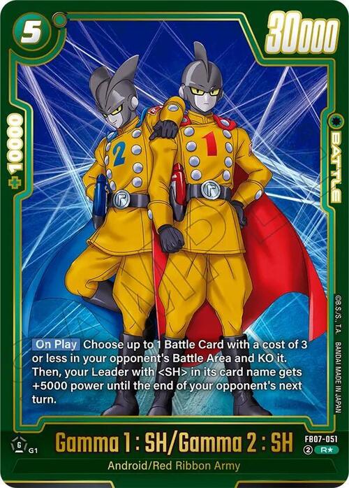 Gamma 1 : SH/Gamma 2 : SH Card Front