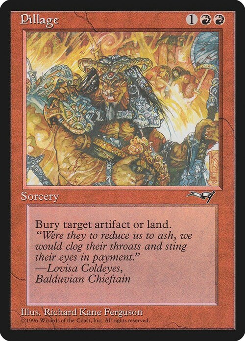 Pillage Card Front