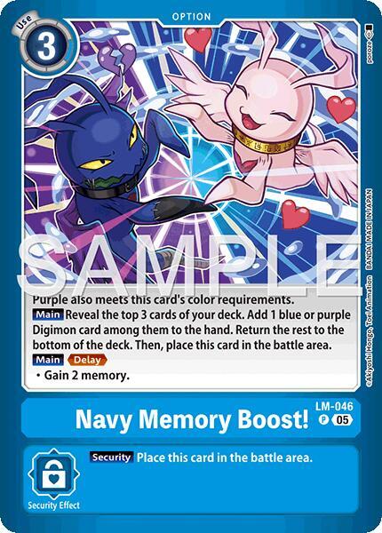 Navy Memory Boost! Frente