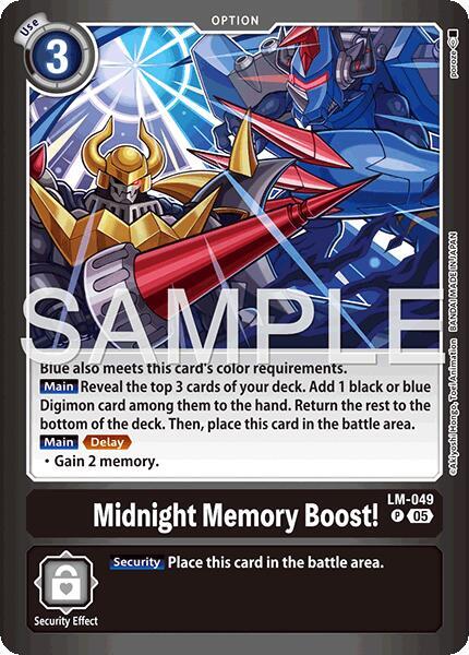 Midnight Memory Boost! Frente