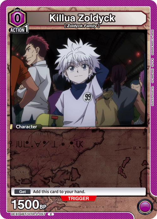 Killua Zoldyck Card Front