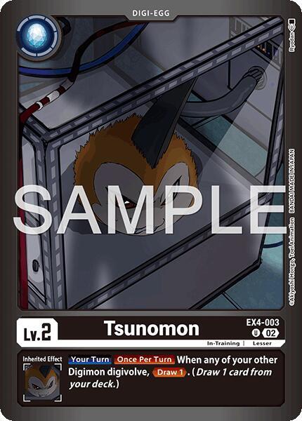 Tsunomon Card Front