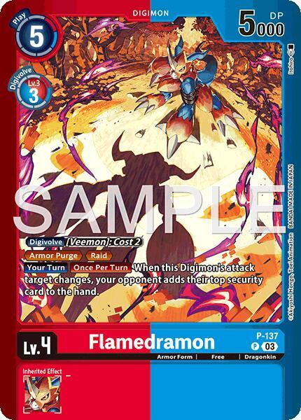 Flamedramon Card Front