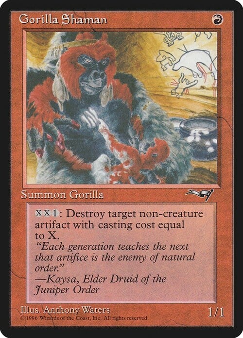 Gorilla Shaman Card Front