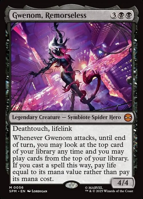 Gwenom, Senza Rimorsi Card Front