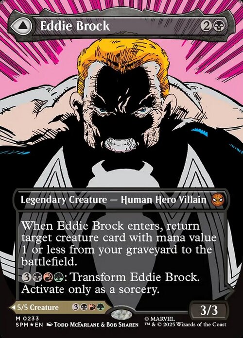 Eddie Brock // Venom, Lethal Protector Card Front