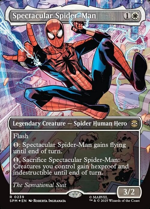 Spectacular Spider-Man Card Front