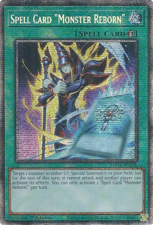 Spell Card Monster Reborn Card Front