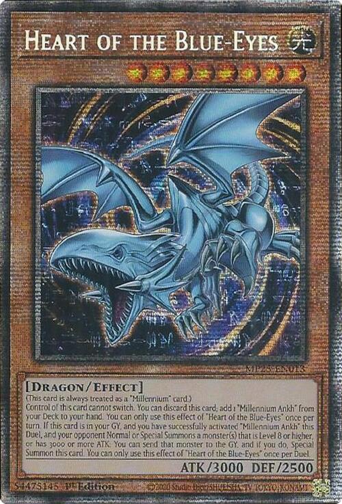 Heart of the Blue-Eyes Card Front