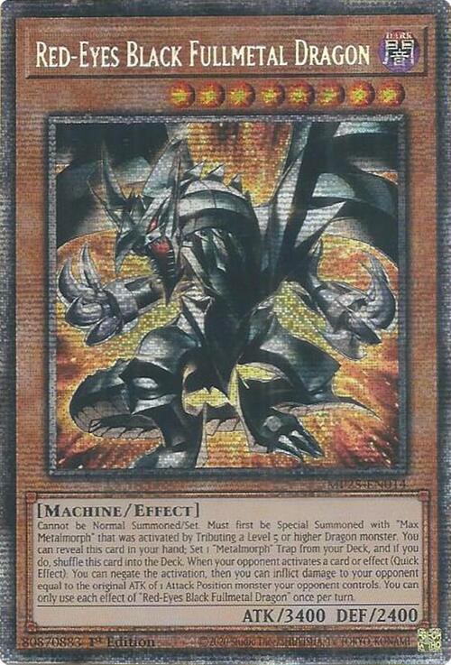 Red-Eyes Black Fullmetal Dragon Card Front