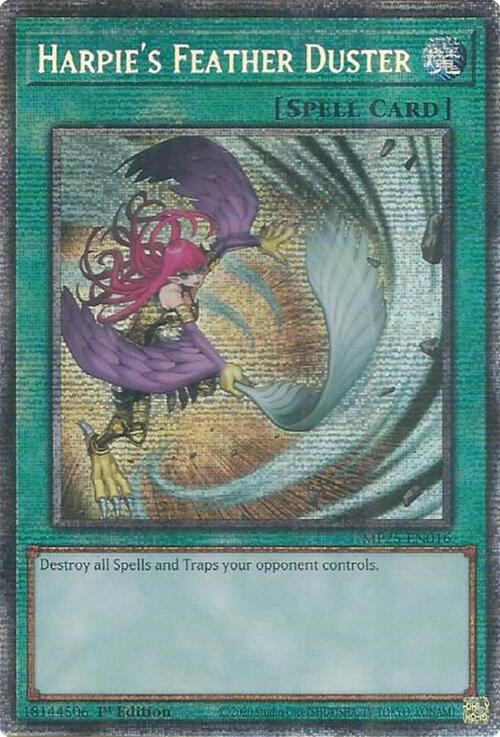 Harpie's Feather Duster Card Front
