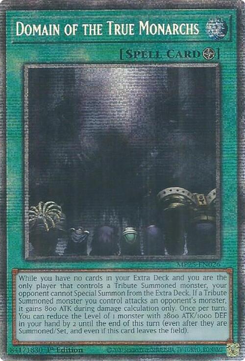 Domain of the True Monarchs Card Front