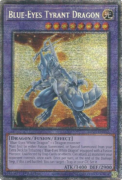 Blue-Eyes Tyrant Dragon Card Front