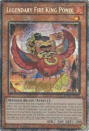 Legendary Fire King Ponix · Starlight Rare 048