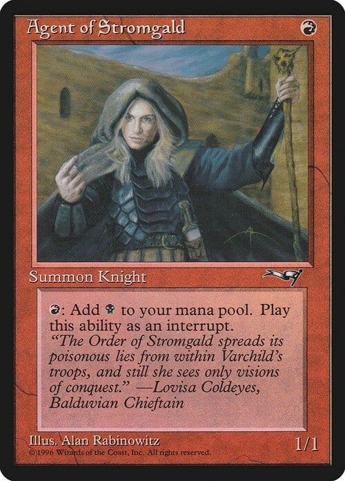 Agent of Stromgald Card Front