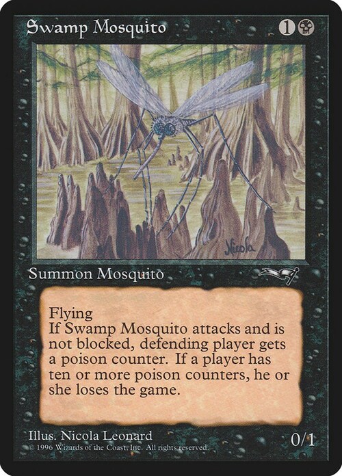 Swamp Mosquito Card Front