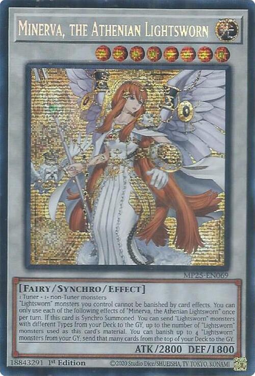 Minerva, the Athenian Lightsworn Card Front