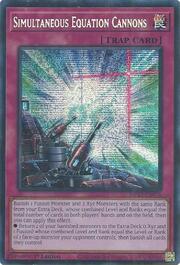 Simultaneous Equation Cannons · Prismatic Secret Rare 076