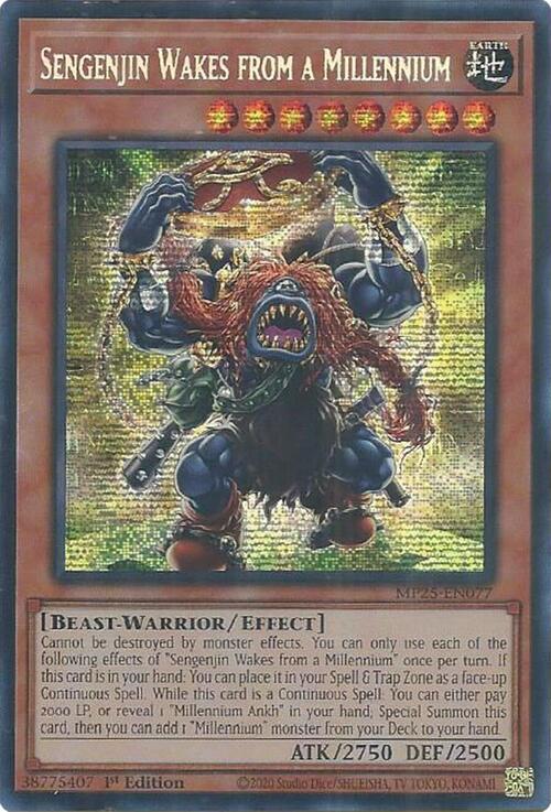 Sengenjin Wakes from a Millennium Card Front