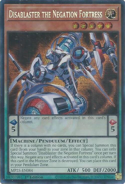 Disablaster the Negation Fortress Card Front