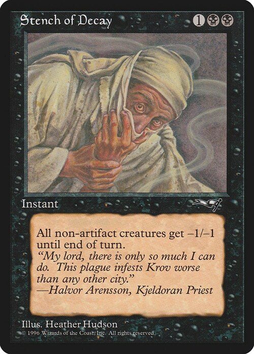 Stench of Decay Card Front