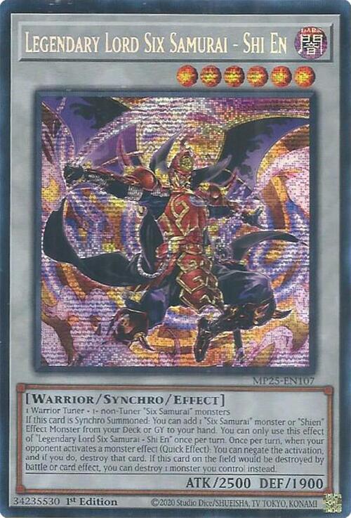 Legendary Lord Six Samurai - Shi En Card Front