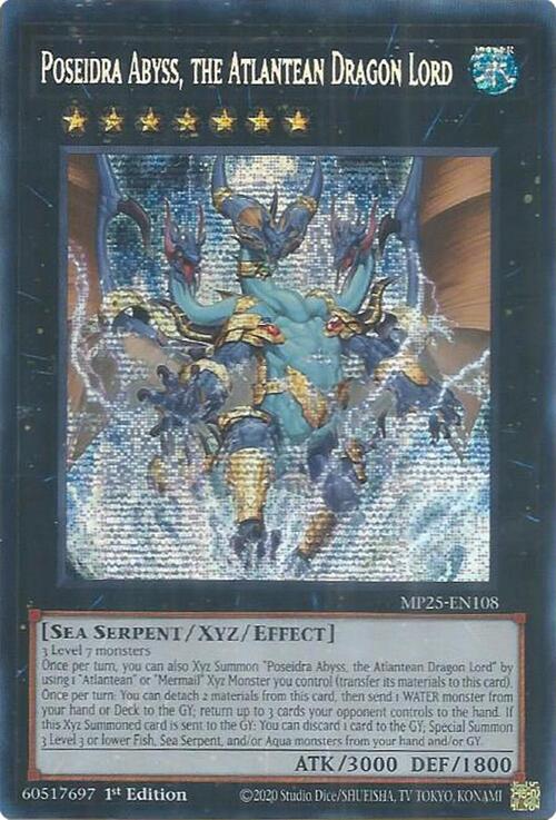 Poseidra Abyss, the Atlantean Dragon Lord Card Front