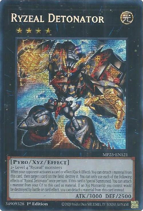 Ryzeal Detonator Card Front