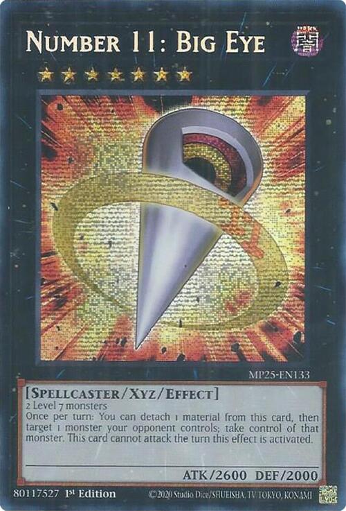 Numero 11: Grande Occhio Card Front