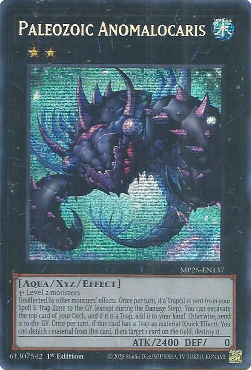 Paleozoic Anomalocaris Card Front