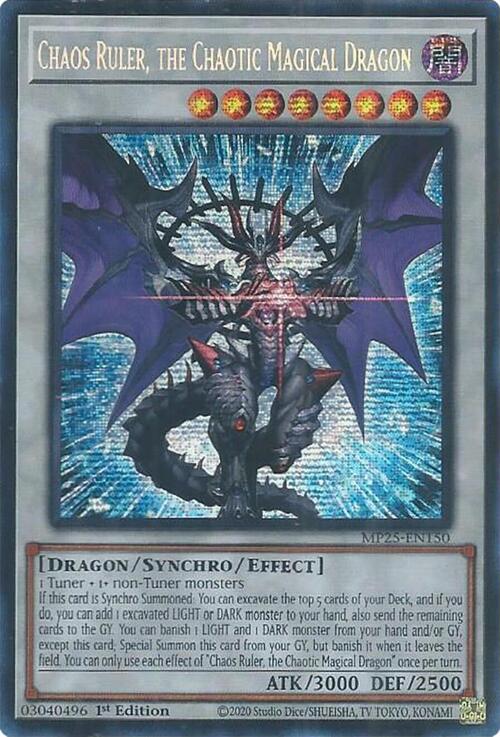 Chaos Ruler, the Chaotic Magical Dragon Card Front