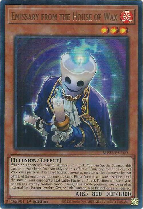 Emissario dalla Casa di Cera Card Front