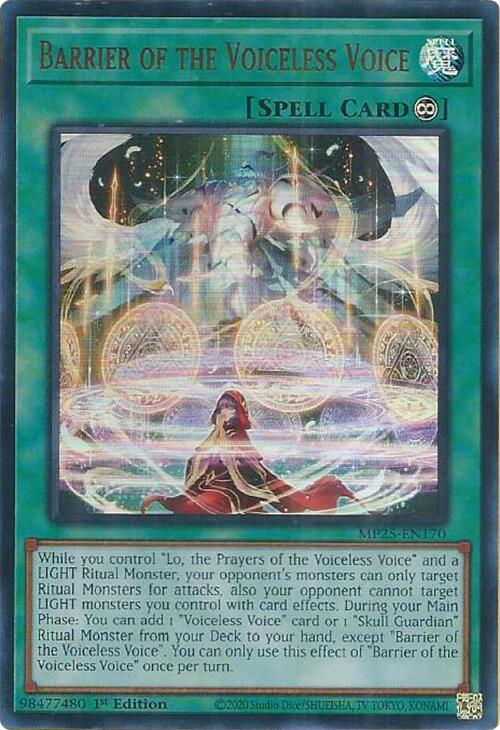 Barrier of the Voiceless Voice Card Front