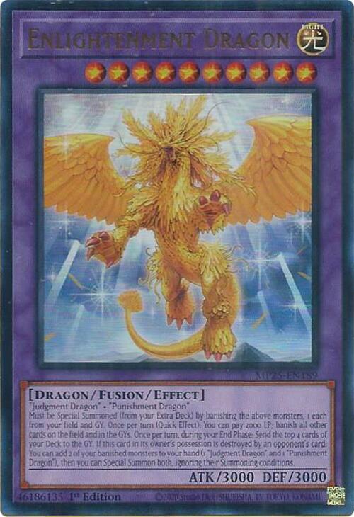 Drago dell'Illuminazione Card Front