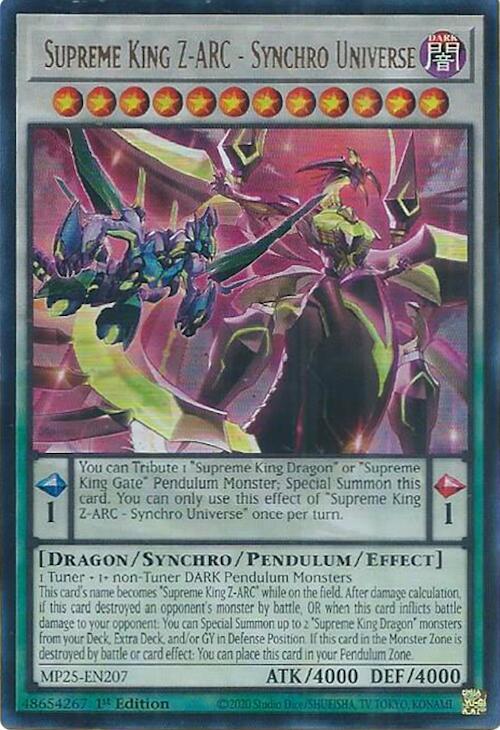 Re Supremo Z-ARC - Universo Synchro Card Front