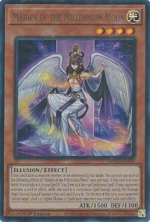 Fanciulla della Luna del Millennio Card Front