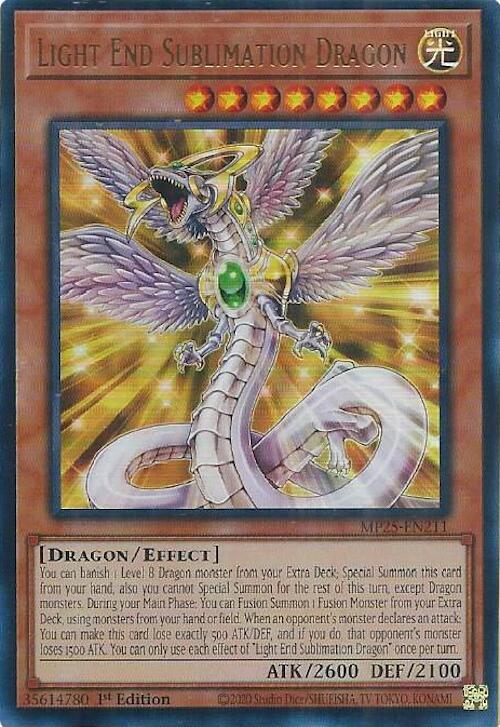 Drago Sublimazione della Luce Finale Card Front