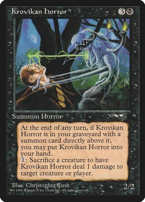 Orrore di Krov Card Front