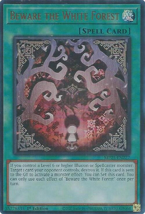 Attenzione alla Foresta Bianca Card Front